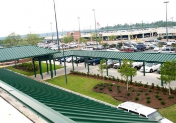 Airport Bus and Taxi Canopies - Savannah, GA